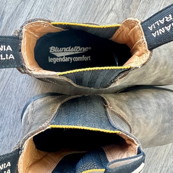 Blundstone 1944 Chelsea Boots Rustic Brown/Mustard AU Size 4/Women’s US 7 - Picture 10 of 12